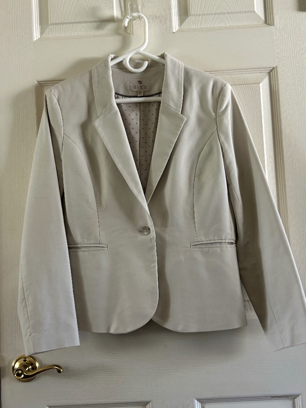 Lila Rose Cotton Blazer, Size 10